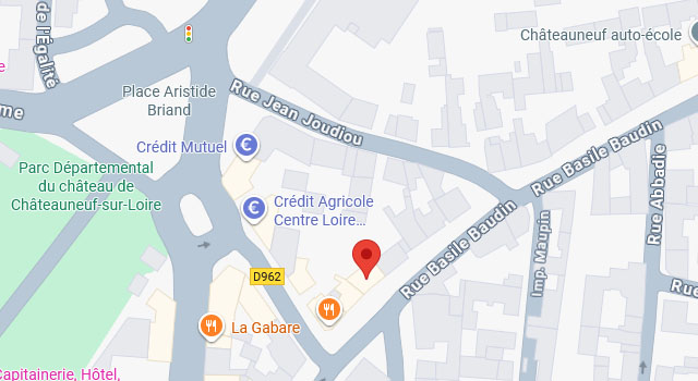 Plan Châteauneuf-sur-Loire