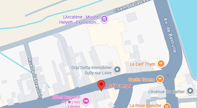 Plan Sully-sur-Loire